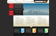 Vector web site design template
