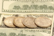 silver trade dollar on the dollar background silver trade dollar on the dollar background