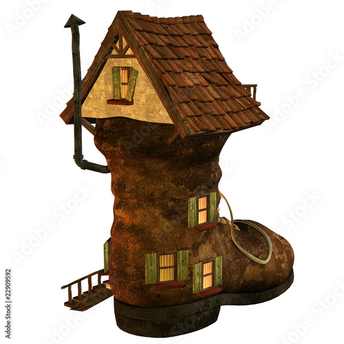 Illustration: Stiefel-Haus Rückseite Stiefel-Haus Rückseite
