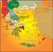 Greece map.