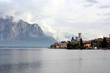 Malcesine in clouds