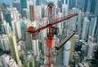 Construction Crane from Above