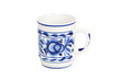 cup painted russian gzhel