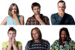 Worried people