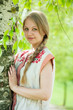 girl in traditional clothes