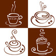 The stylised cup of coffee