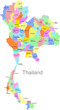 Thailand map Thailand map