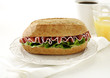 Baguettbrötchen mit Salami Baguettbrötchen mit Salami