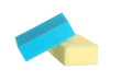 blue and yellow sponge