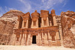 The imposing Monastery in Petra