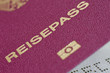 Reisepass Nahaufnahme - Makro
