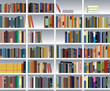 vector modern bookshelf vector modern bookshelf