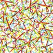 Abstract seamless pattern. Scissors Abstract seamless pattern. Scissors
