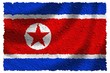Illustration: Nationalfahne von Nordkorea Nationalfahne von Nordkorea