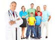 doctor and family
