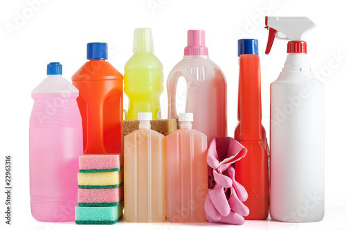 Foto: spugne bottiglie e prodotti detergenti spugne bottiglie e prodotti detergenti