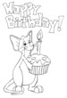 Geburtstag, Maus, Ratte, Kuchen, Muffin, Geburtstagsparty