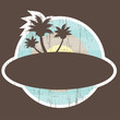 Tropical Beach Banner