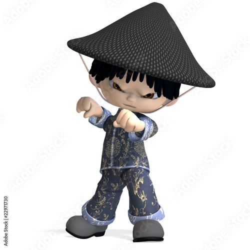  Cute Boys on Photo  Little Cartoon China Boy Is So Cute And Funny  3d Rendering