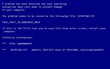 PC crash screen