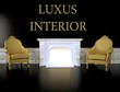 Luxus Interior mit Kamin
