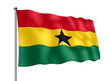 Ghana-Flagge Ghana-Flagge
