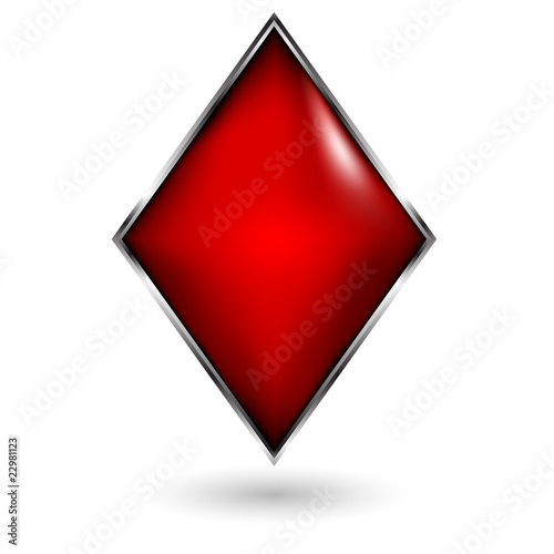 Poker card sign