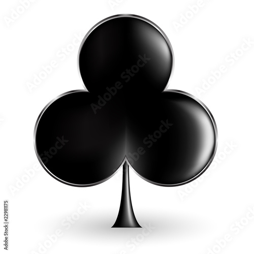 Poker card sign