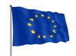 Illustration: Europa-Flagge Europa-Flagge