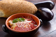 parmesan eggplant- melanzane alla parmigiana