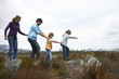 Photo: Young family in the countryside Young family in the countryside
