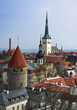 View on Old city of Tallinn. Estonia