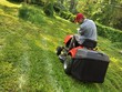 man with lawn mower man with lawn mower