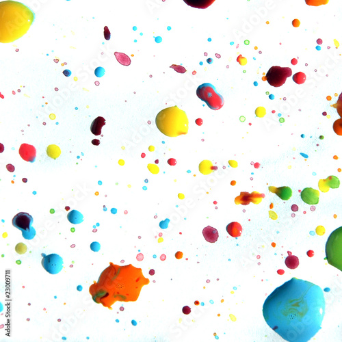 Photo: Gotas de pintura Gotas de pintura