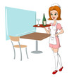 Service waitress