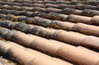 tuiles sur le toit tuiles sur le toit