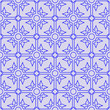 floral seamless blue pattern