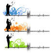 saxophone and trumpet players