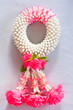 Thai style of plastic flower garland