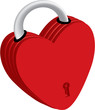 Heart-Shaped Lock