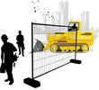 Bulldozer SUR un chantier