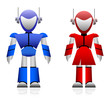 Vektor: Male and Female Robot Male and Female Robot