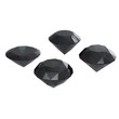 Round black sapphire Round black sapphire