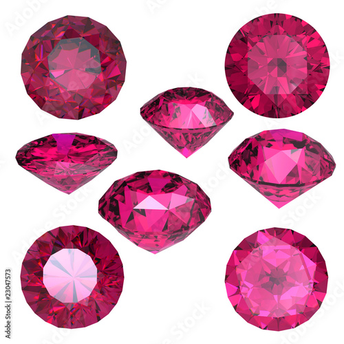 Illustration: Round ruby Round ruby