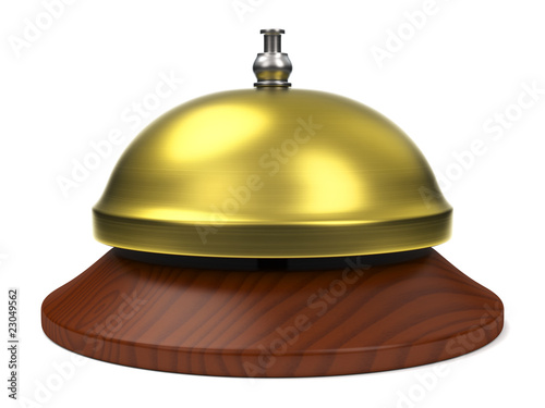 Reception Bell isolated on white background