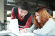 couple of asian using laptop couple of asian using laptop
