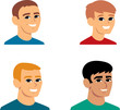 Vector: Cartoon Avatar Portrait Illustration Cartoon Avatar Portrait Illustration