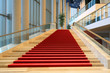 stairs with red carpet