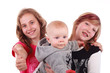 Teenie mit Baby