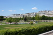 Jardin des Tuilerie et rue de Rivoli en arrière plan, Paris